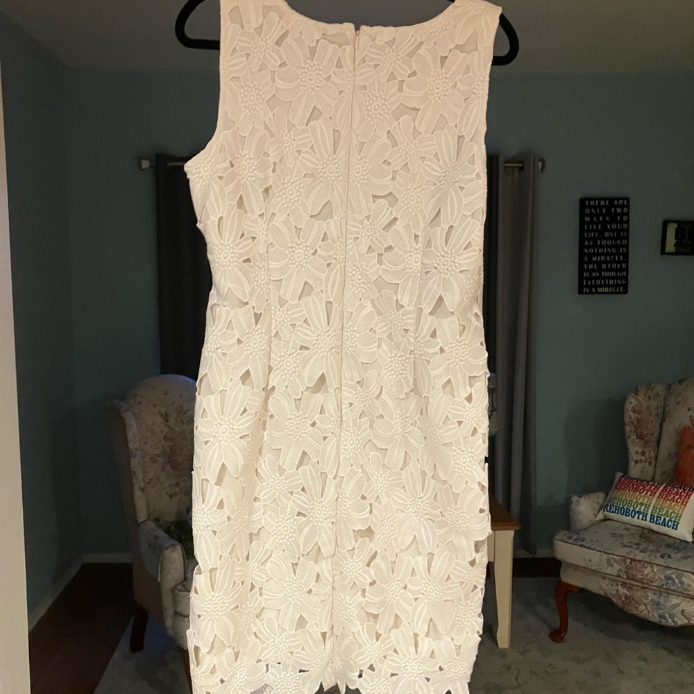Ann Taylor Floral Lace Miid length dress